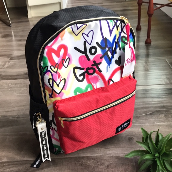 Justice Other - JUSTICE sport girls Graffiti Backpack - NEW with tags